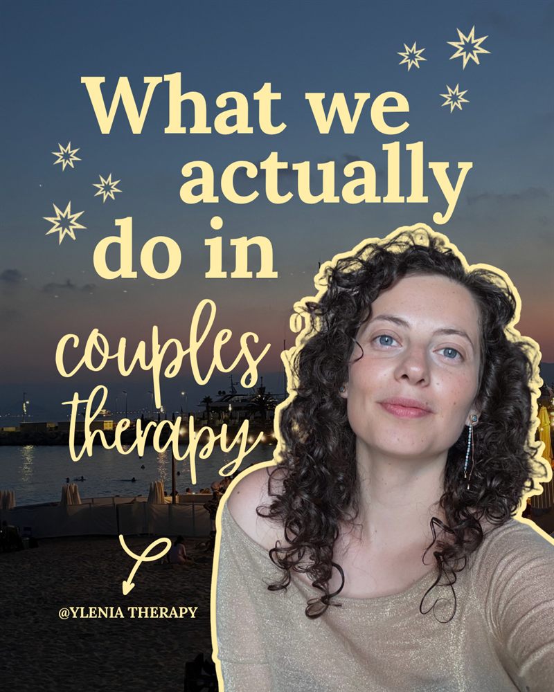 Ylenia in a couples therapy session